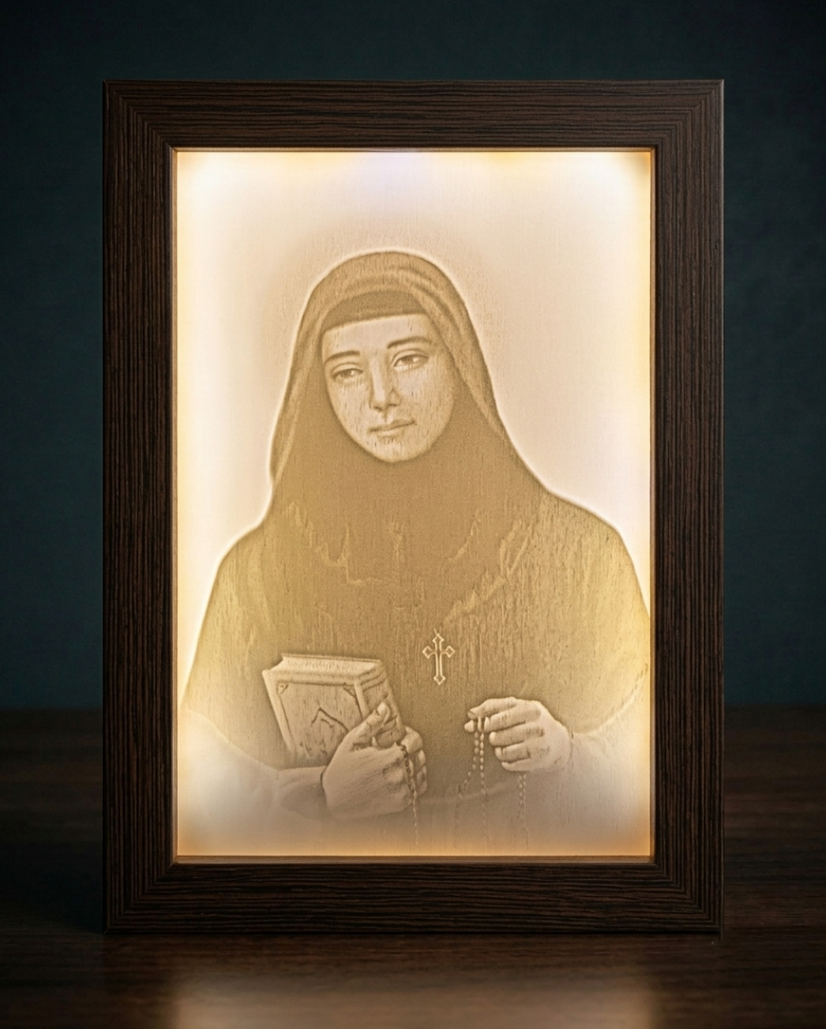 Saint Rafqa GlowFrame