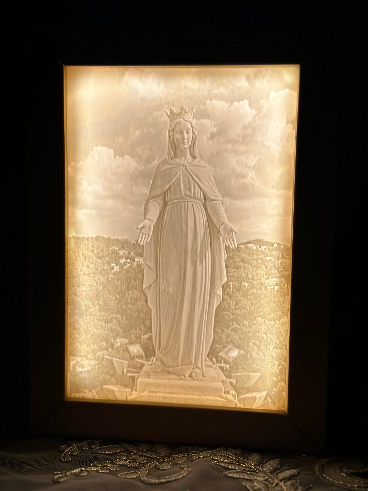 Virgin Mary GlowFrame