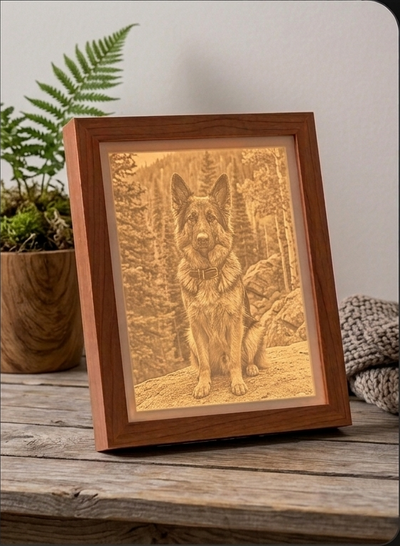 Pet lithophane
