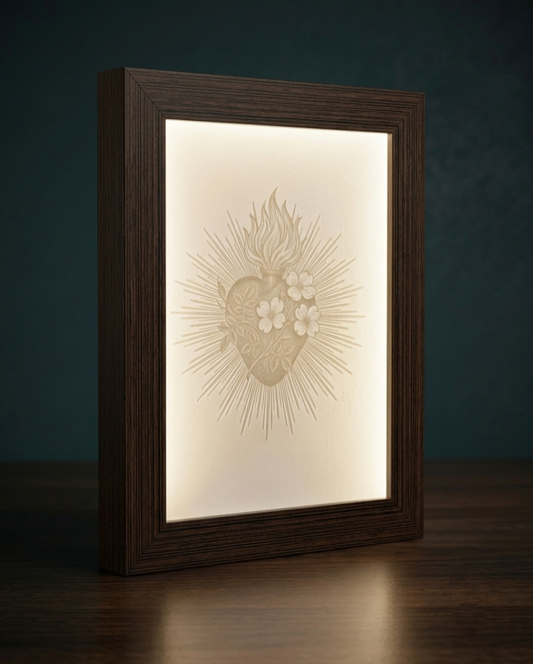 Sacred Heart of Jesus Glow Frame
