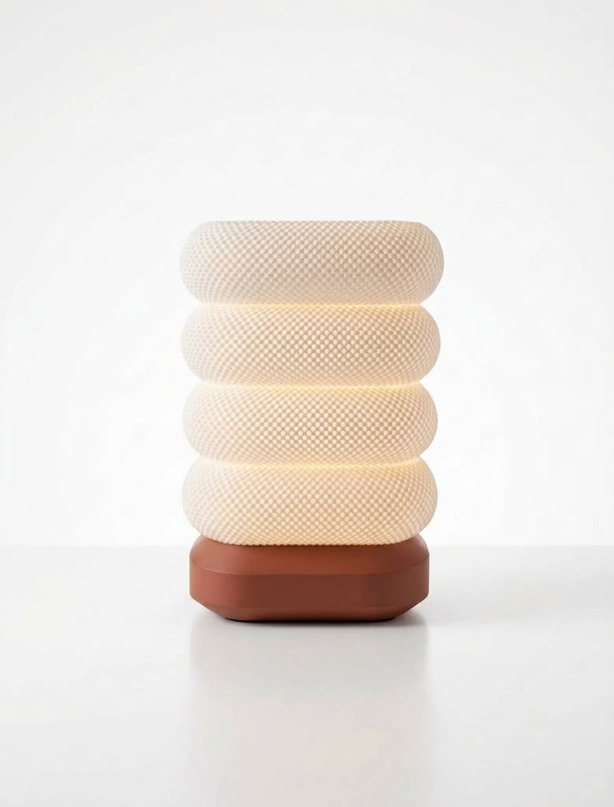 Luméa Arch table lamp, Brick base