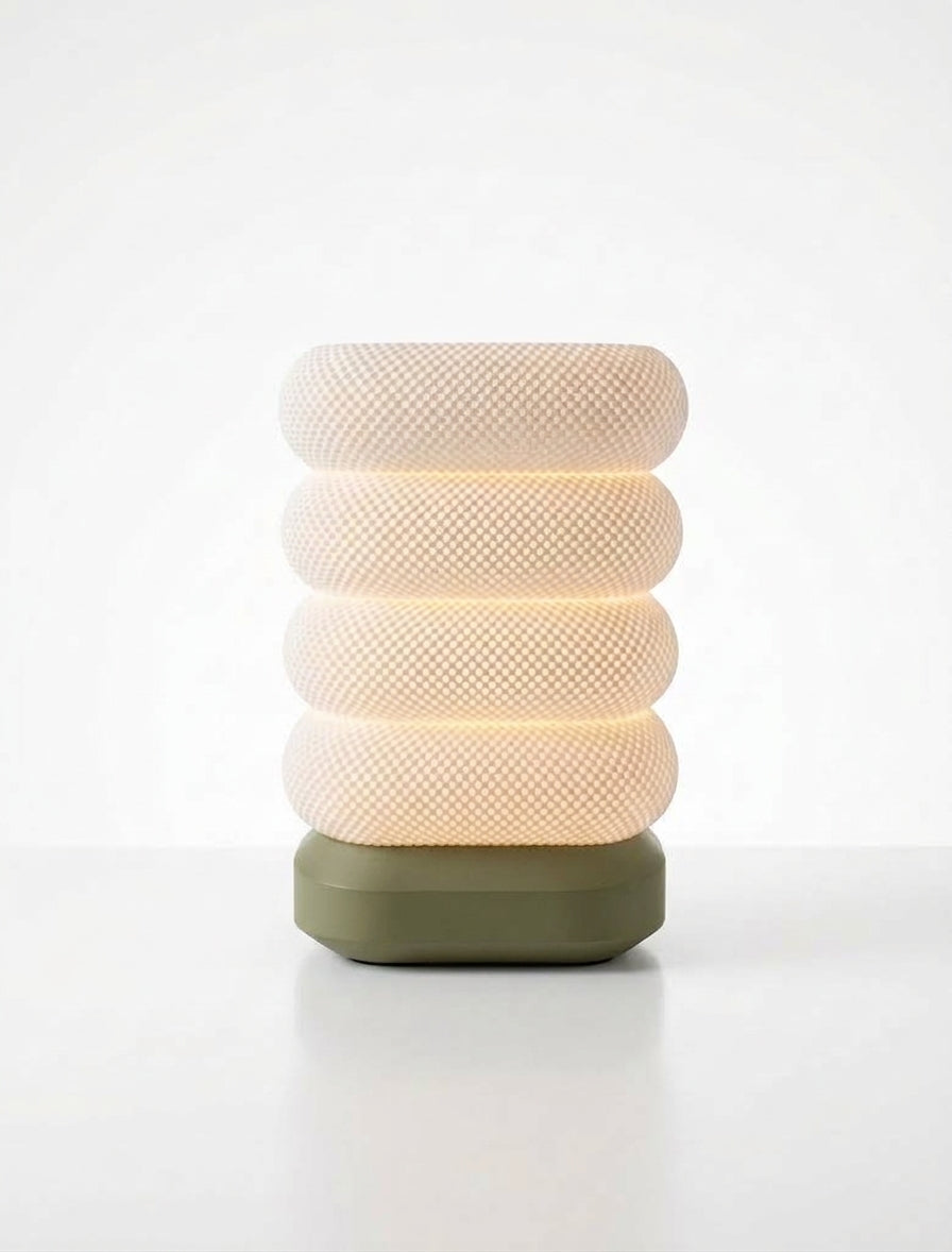 Luméa Arch table lamp, Olive Green base
