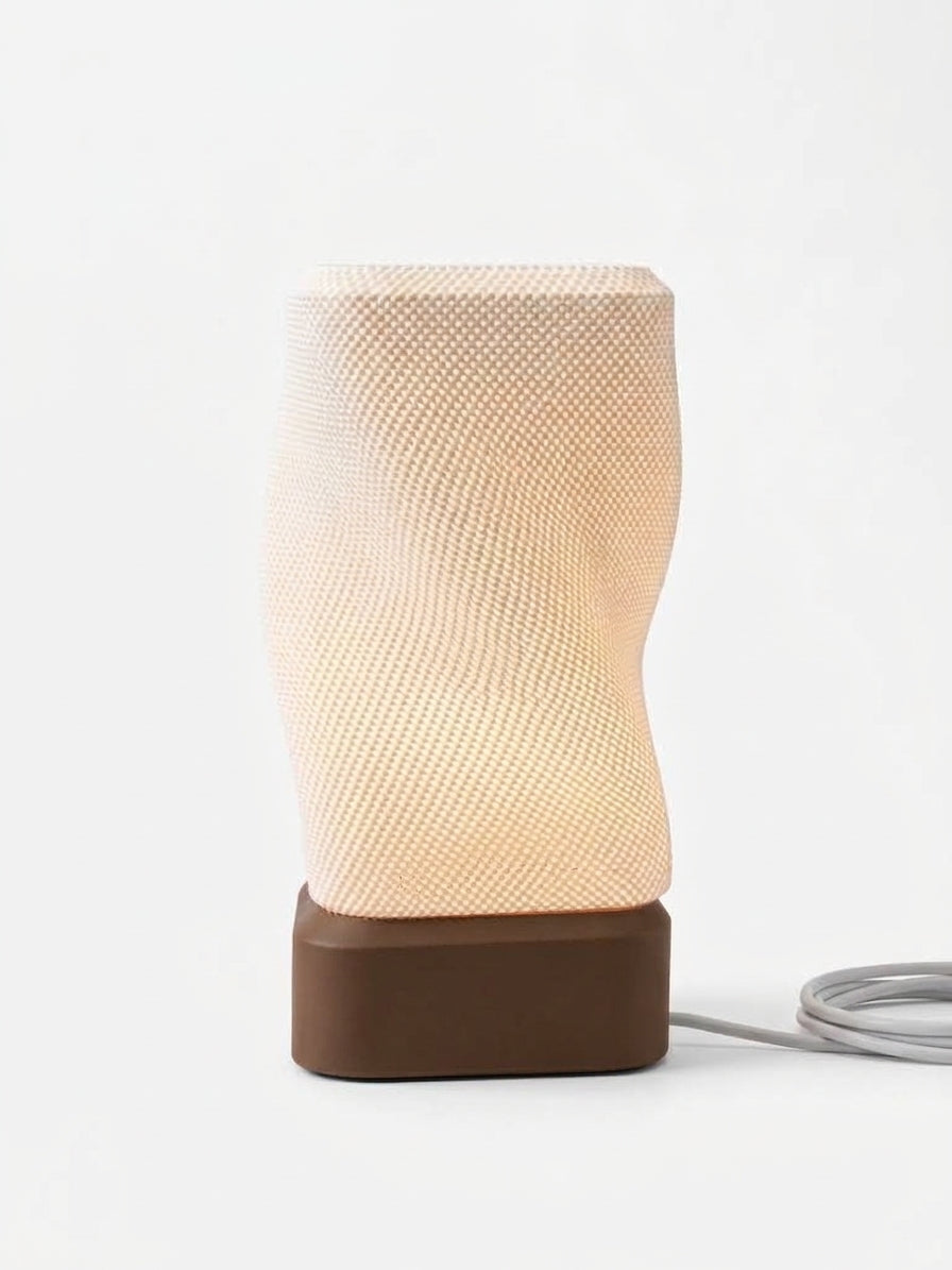 Luméa Flow table lamp, Brown base