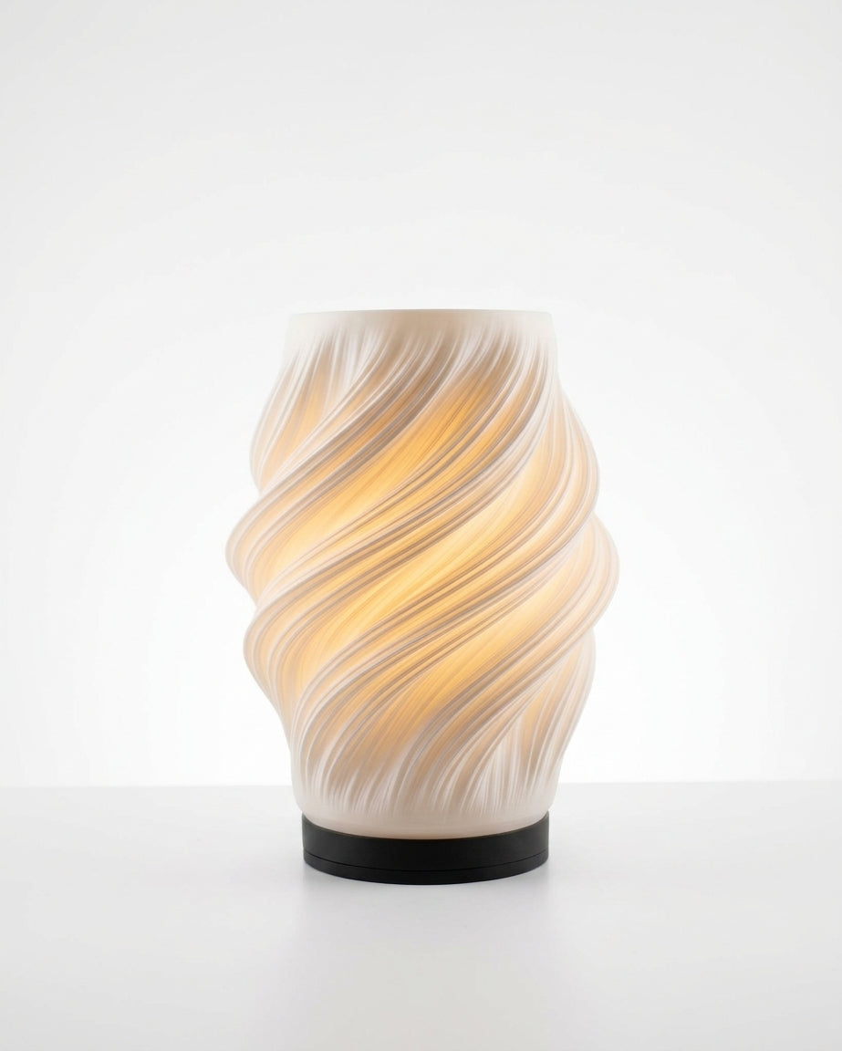 Luméa Spiral table lamp, Black base